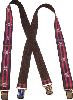 Pin Stripped Suspenders with Alta Logos