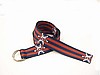Alta Belt With Wide Red And Blue Stripes
