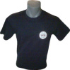 Short Sleeve Navy T-Shirt with Alta Flake on front and back of shirt