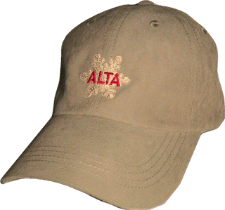 Khaki Coolmax Cap with Alta Logo