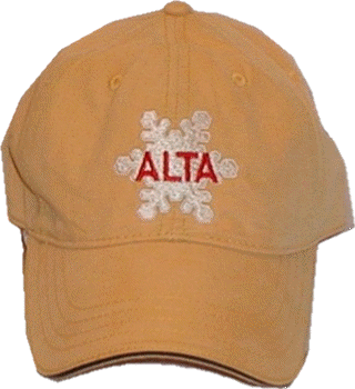 Yellow Cap with Alta Snowflake