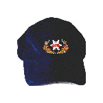 Blue Snowflake Cap with Flowers