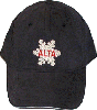 Navy Blue Cap with Alta Snowflake