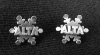 Sterling Silver Alta Stud Earrings