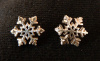 Sterling Silver Snowflake Stud Earring