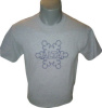 Short sleeve t-shirt with Alta flake on front in grey, navy or chocolate
