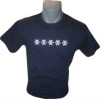 Short Sleeve, T-Shirt with Five Alta Flakes available in sport grey, navy and chocolate